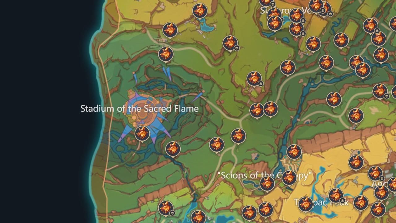 All 109 Pyroculus locations in Genshin Impact