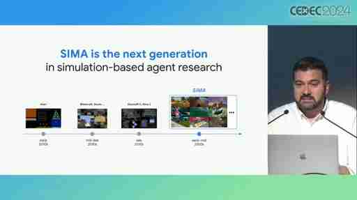 Google DeepMindの3D仮想環境向け汎用型AIエージェント「SIMA」とは？［CEDEC 2024］