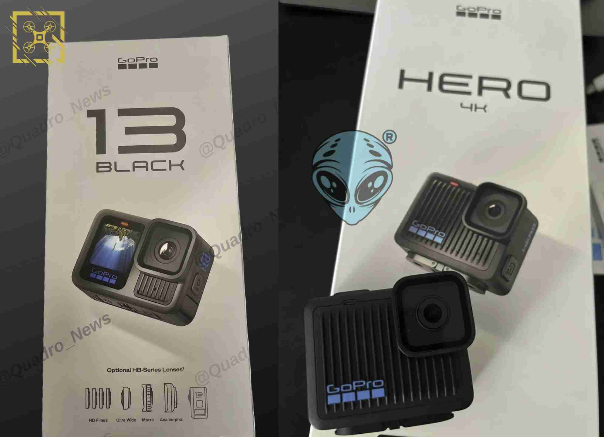 GoPro Hero and GoPro Hero 13 Black specs confirmed in leaked unboxing footage before launch day