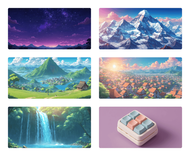 Beatiful anime AI generated wallpapers up to 8K