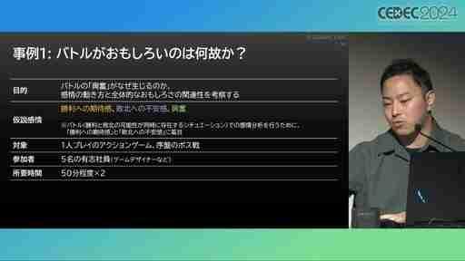 ユーザー体験の分析はゲーム開発や動的な難度調整に活用できる。プレイヤージャーニーマップを用いたUX分析の手法と活用例［CEDEC 2024］