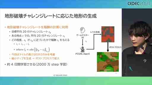 AIが腕前を分析し，難度を自動調節してくれる日も近い？ その手法とレベル自動生成への応用が語られたセッションをレポート［CEDEC 2024］