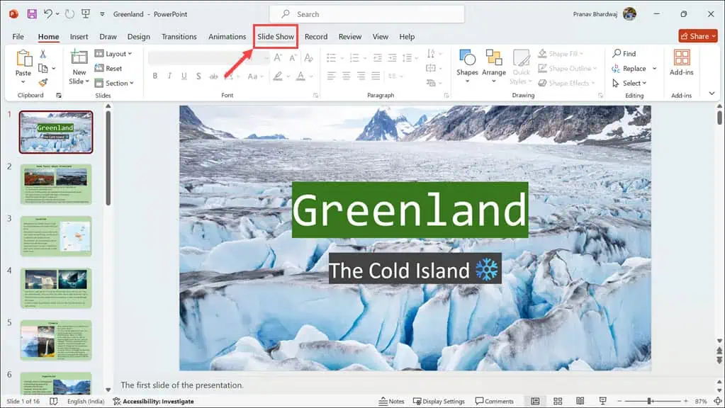 How to View Notes in PowerPoint While Presenting With One Monitor