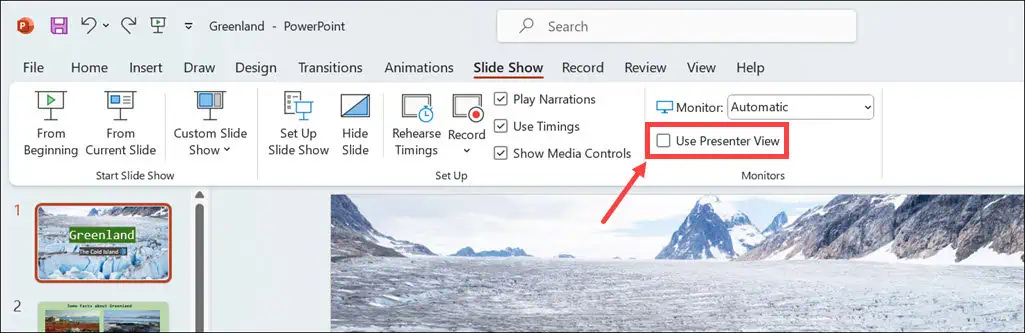 How to View Notes in PowerPoint While Presenting With One Monitor