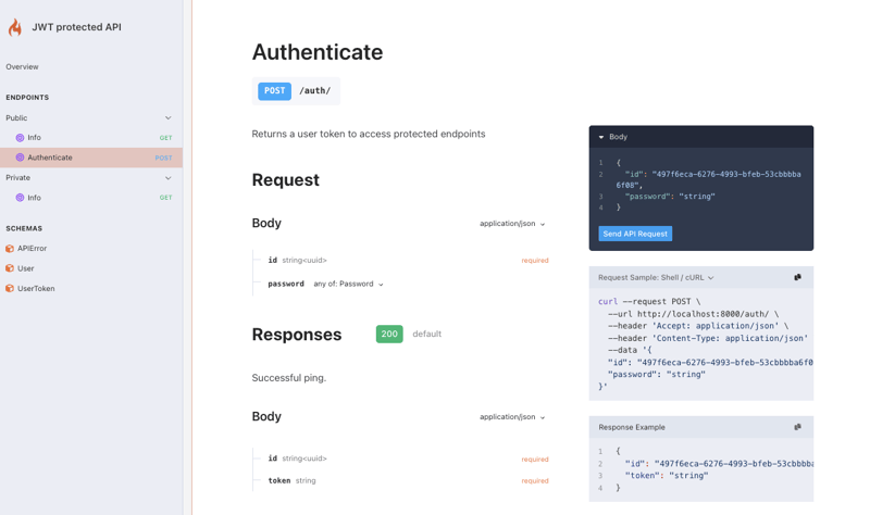 Protected ML APIs with Flama JWT Authentication