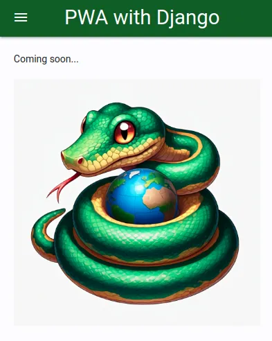 PWA and Django #What is a Progressive Web Application?
