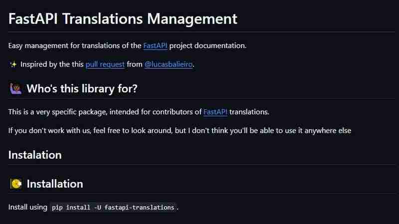 Helping FastAPI: How to contribute to docs translations