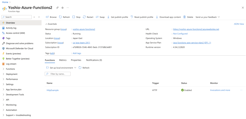 Comparison of Two Methods for Deploying Azure Functions to Azure Container Apps