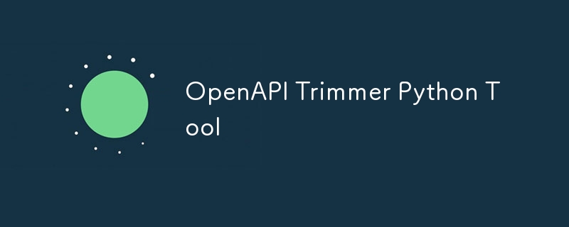 OpenAPI Trimmer Python Tool