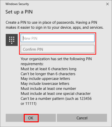 How to Enable PIN Requirements and Create a Complexity PIN