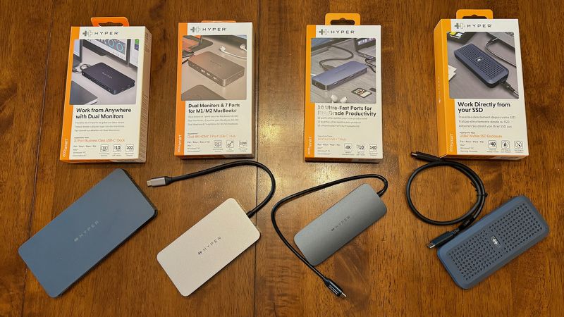 Review: Hyper\'s USB Hubs and SSD Enclosure Offer an Array of Connectivity Options