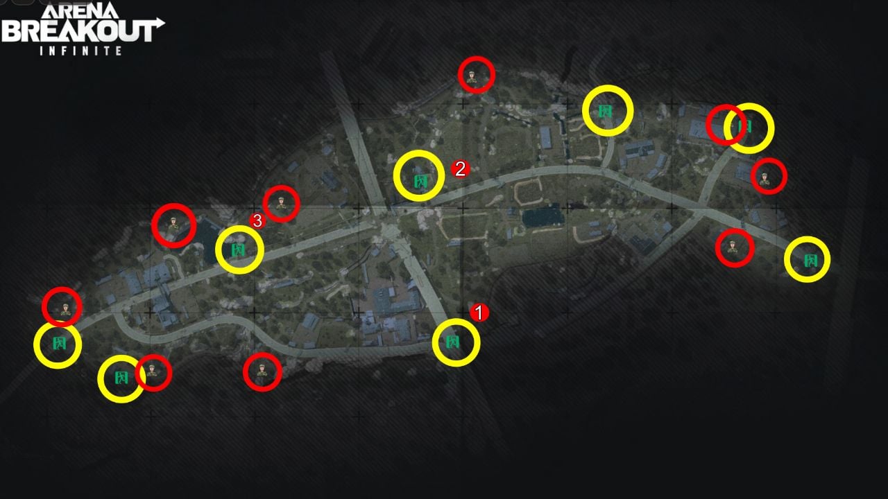 All spawns and extraction points for every map in Arena Breakout Infinite