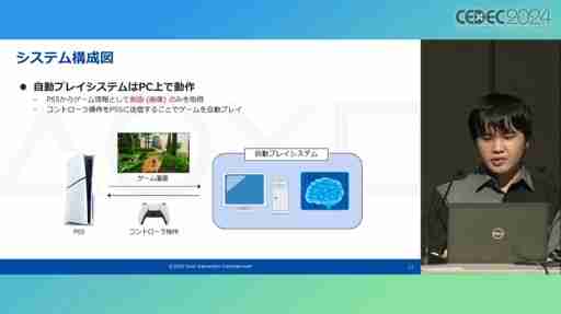 ゲームプレイを含むシステム機能テストを自動化するAI技術とは。PS5のシステムソフトウェアQAチームの取り組みを紹介したセッションをレポート［CEDEC 2024］