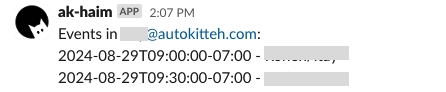 Room Reservations for Last-Minute Meetings in Slack, Python Automation