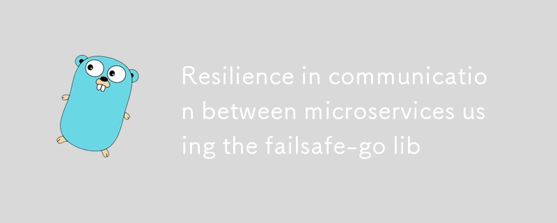 Resilience in communication between microservices using the failsafe-go lib