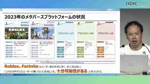 中小デベロッパが「Roblox」のコンテンツ開発にチャレンジ。調査・検討の開始から約1年が経過した現在の成果はいかに？［CEDEC 2024］