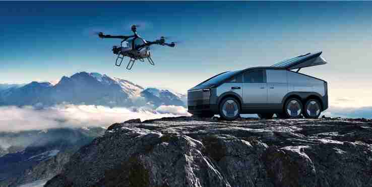 XPeng\'s modular flying car gets a price and release date as it takes off from a 6x6 Cybertruck lookalike