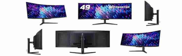 Acer Predator X49 V detailed for fans of huge of huge ultra-wide OLED gaming monitors