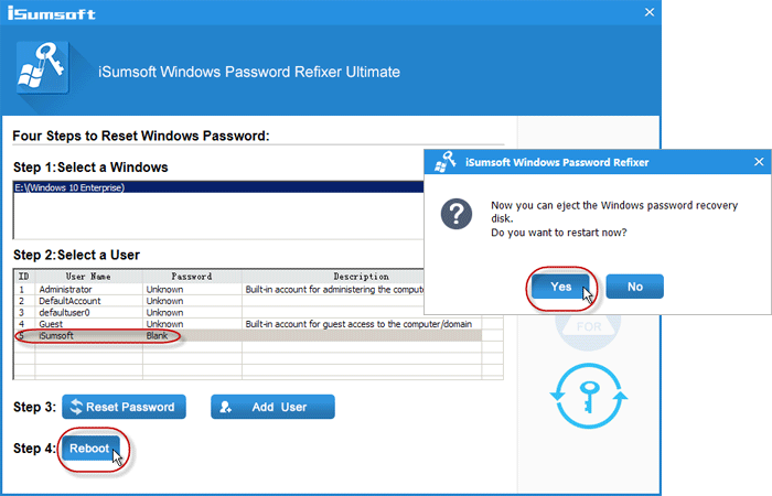 Reset Windows 10 Laptop Forgotten Password without Data Loss