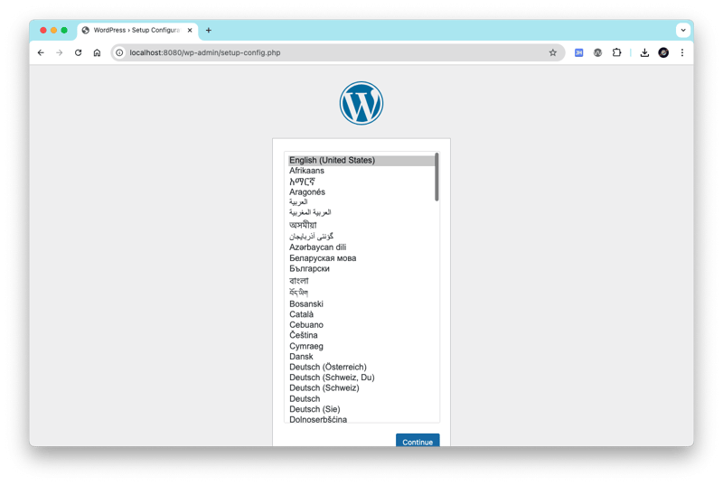 Run WordPress locally using Docker!