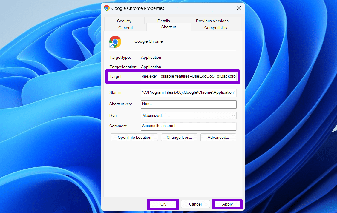 How to Disable Efficiency Mode for Google Chrome on Windows 11