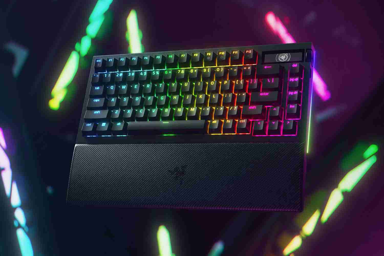 New Razer BlackWidow V4 Pro 75% mechanical keyboard launched with 3rd gen tactile switches and 2-inch OLED display