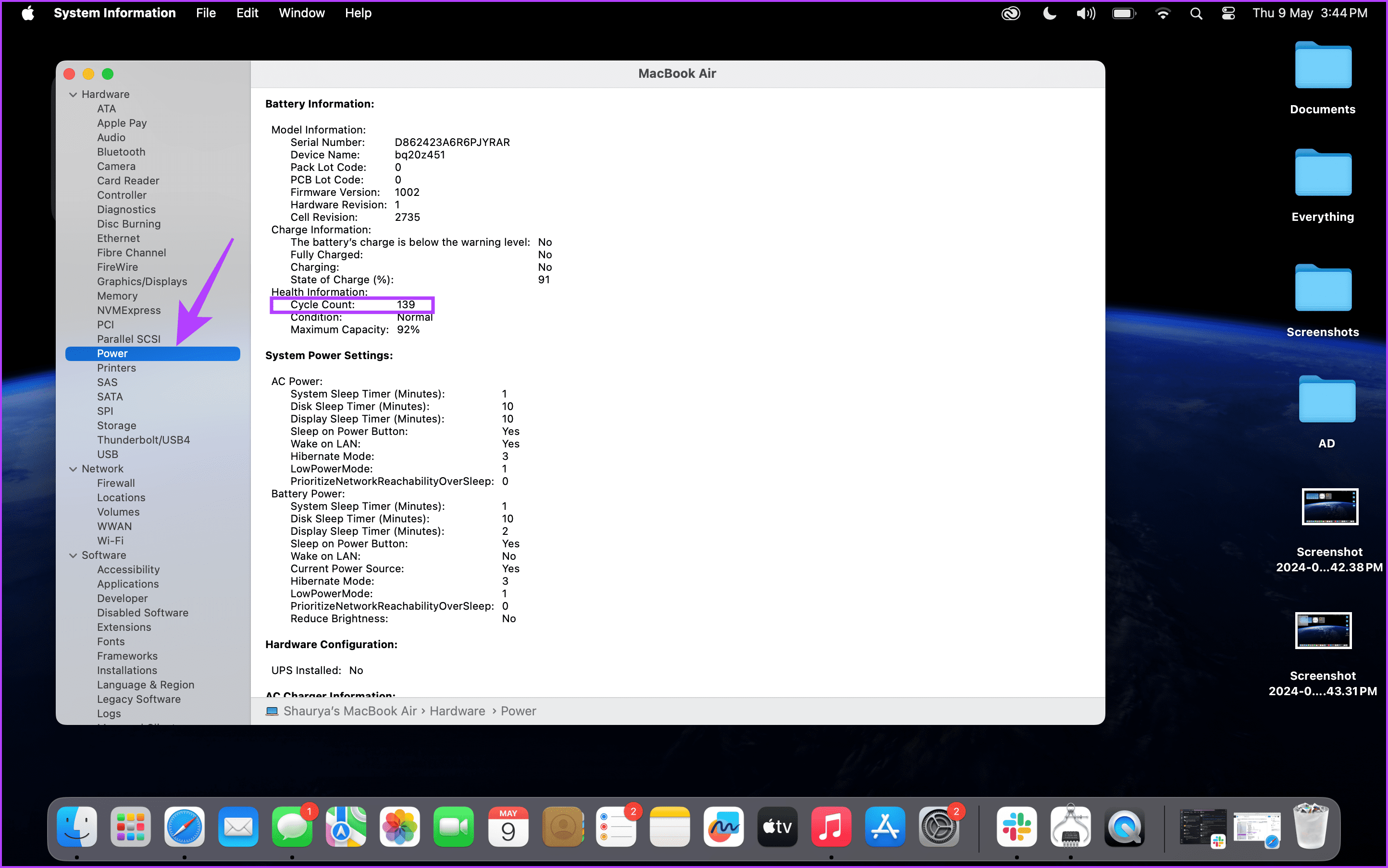 What Is the Cycle Count (Battery) on Mac and How to Check It