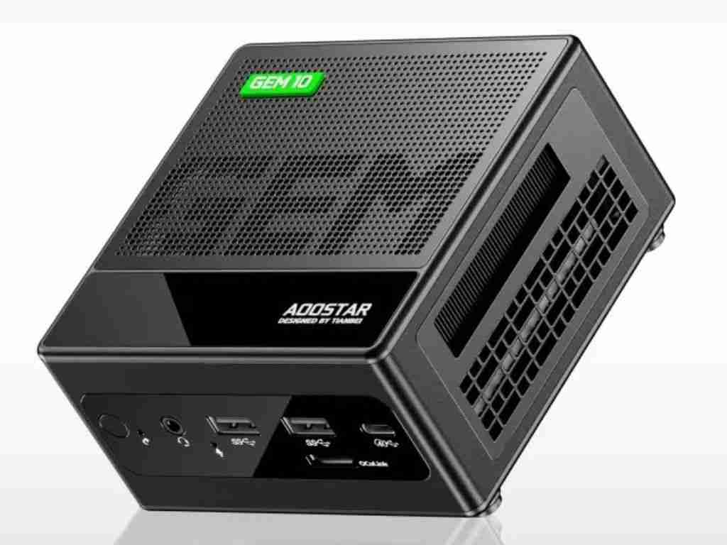 AOOSTAR announces compact 0.6L GEM10 370 mini PC with AMD Ryzen AI 9 HX 370 and OCuLink port