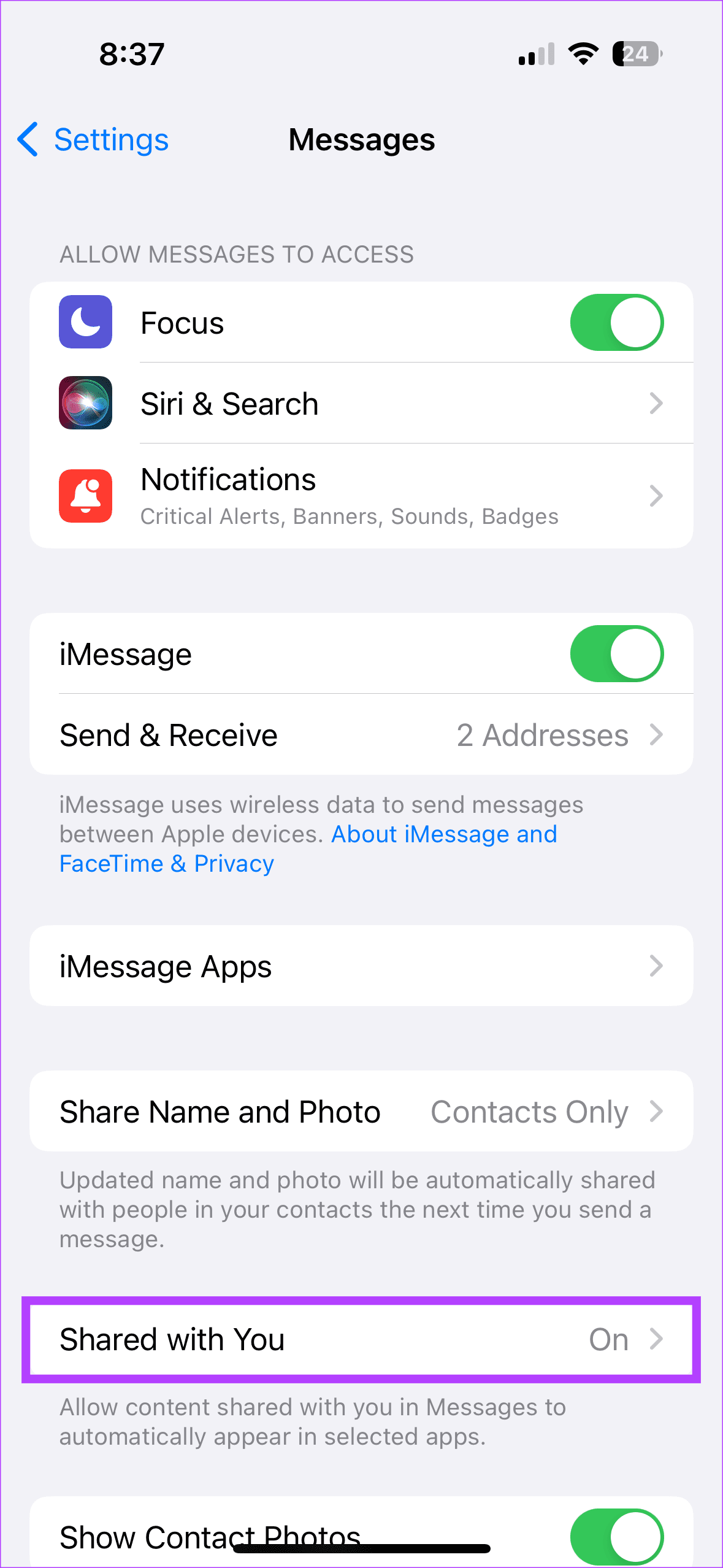 How to Stop Photos From Messages Saving to iPhone’s Camera Roll