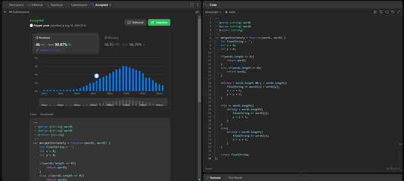 Leetcode: Merge Strings Alternately