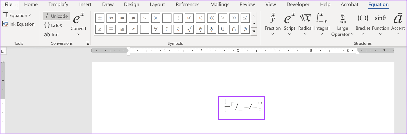 4 Ways to Write a Fraction in Microsoft Word