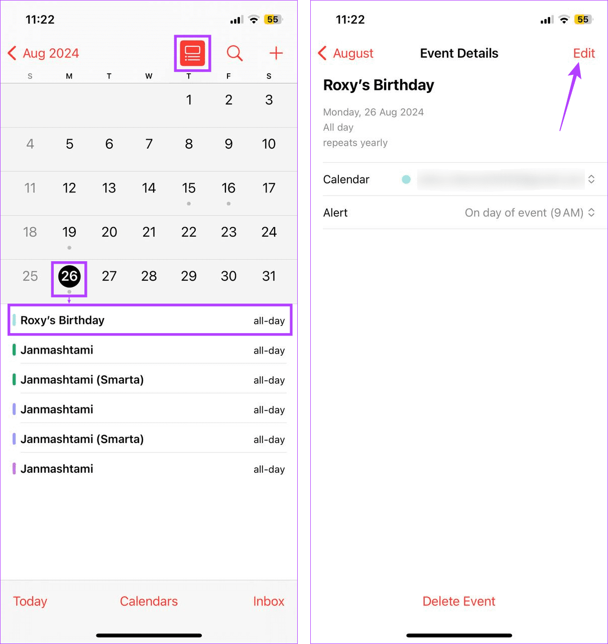 How to Add and See Birthdays on iPhone Calendar