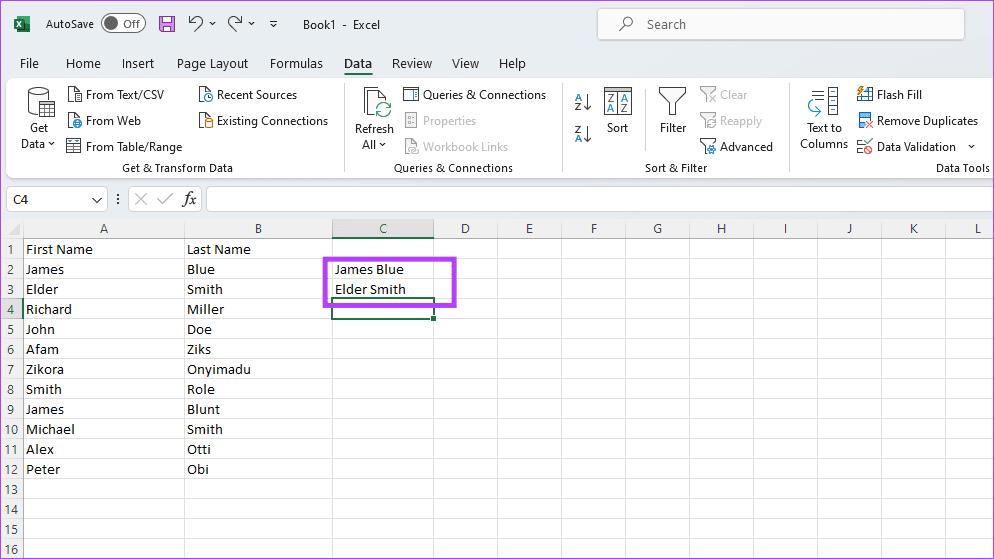 7 Ways to Combine First and Last Names in Microsoft Excel