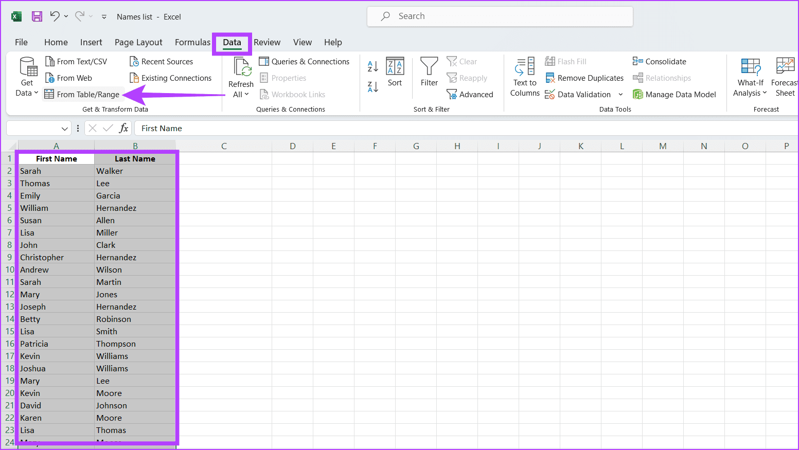 7 Ways to Combine First and Last Names in Microsoft Excel