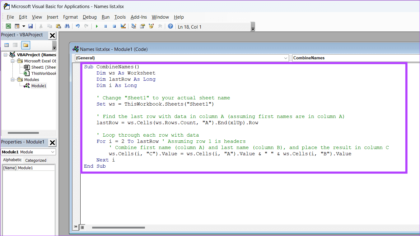 7 Ways to Combine First and Last Names in Microsoft Excel