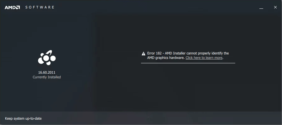 How to Fix AMD Error 182 on Windows: Troubleshooting Guide