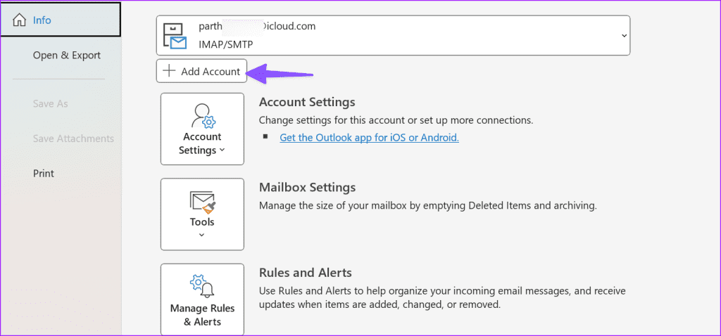 How to Connect iCloud Email to Outlook