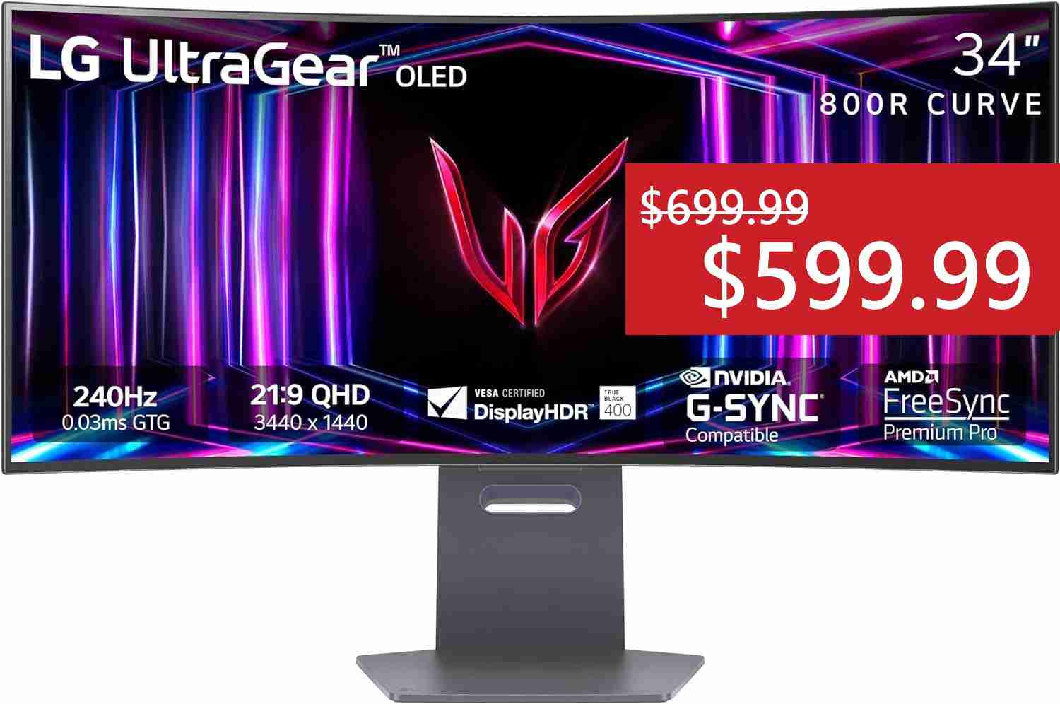 Deal | Update | LG UltraGear OLED 1440p, 240 Hz ultrawide gaming monitor with near-perfect DCI-P3 colours beats Amazon pricing with LG discount code