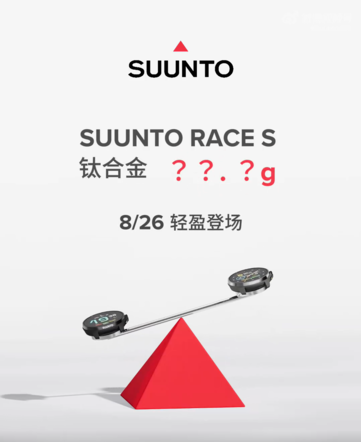 Suunto teases new lighter Race S Titanium smartwatch