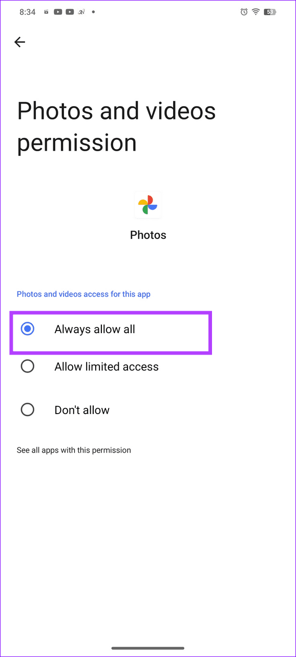 5 Ways to Fix Google Photos App Not Showing All Photos