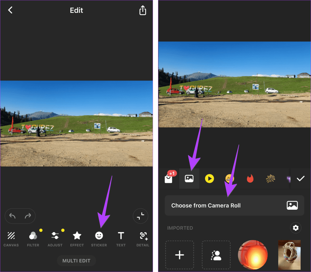 How to Add Photo Cutout Sticker to Another Photo on iPhone