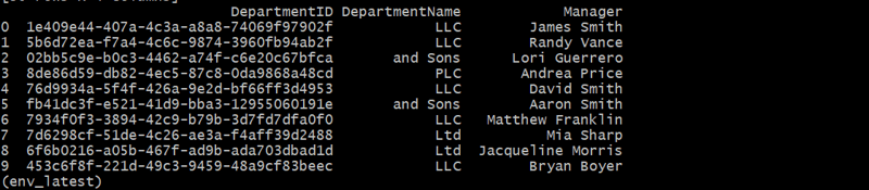 Using faker and pandas Python Libraries to Create Synthetic Data for Testing