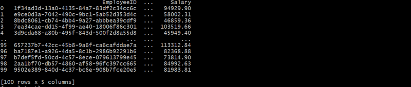 Using faker and pandas Python Libraries to Create Synthetic Data for Testing