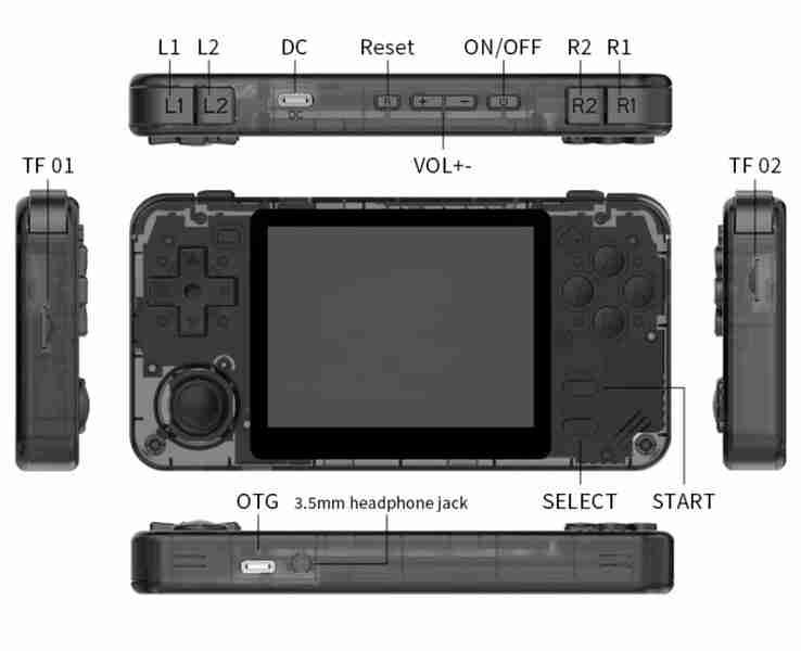 Powkiddy releases RGB10X with black transparent finish for those looking for a new budget retro gaming handheld