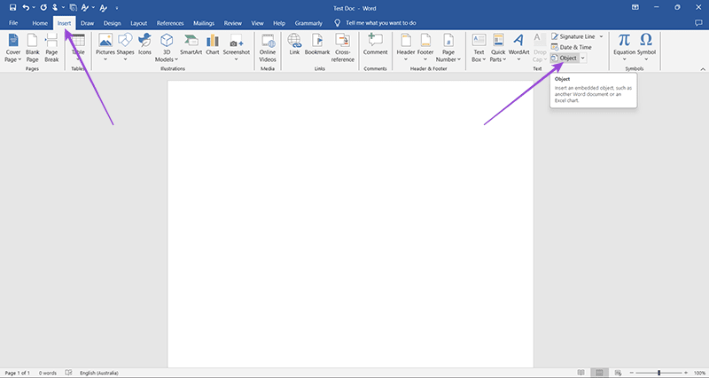 How to Embed a PowerPoint Slide in Microsoft Word