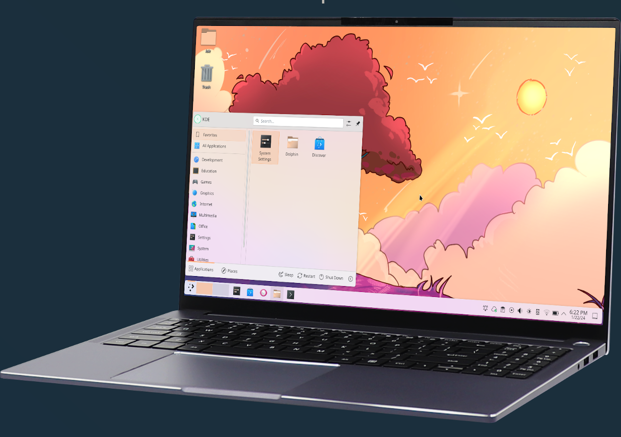 KDE Slimbook 16 Linux-based laptop gets refreshed with AMD Hawk Point processor