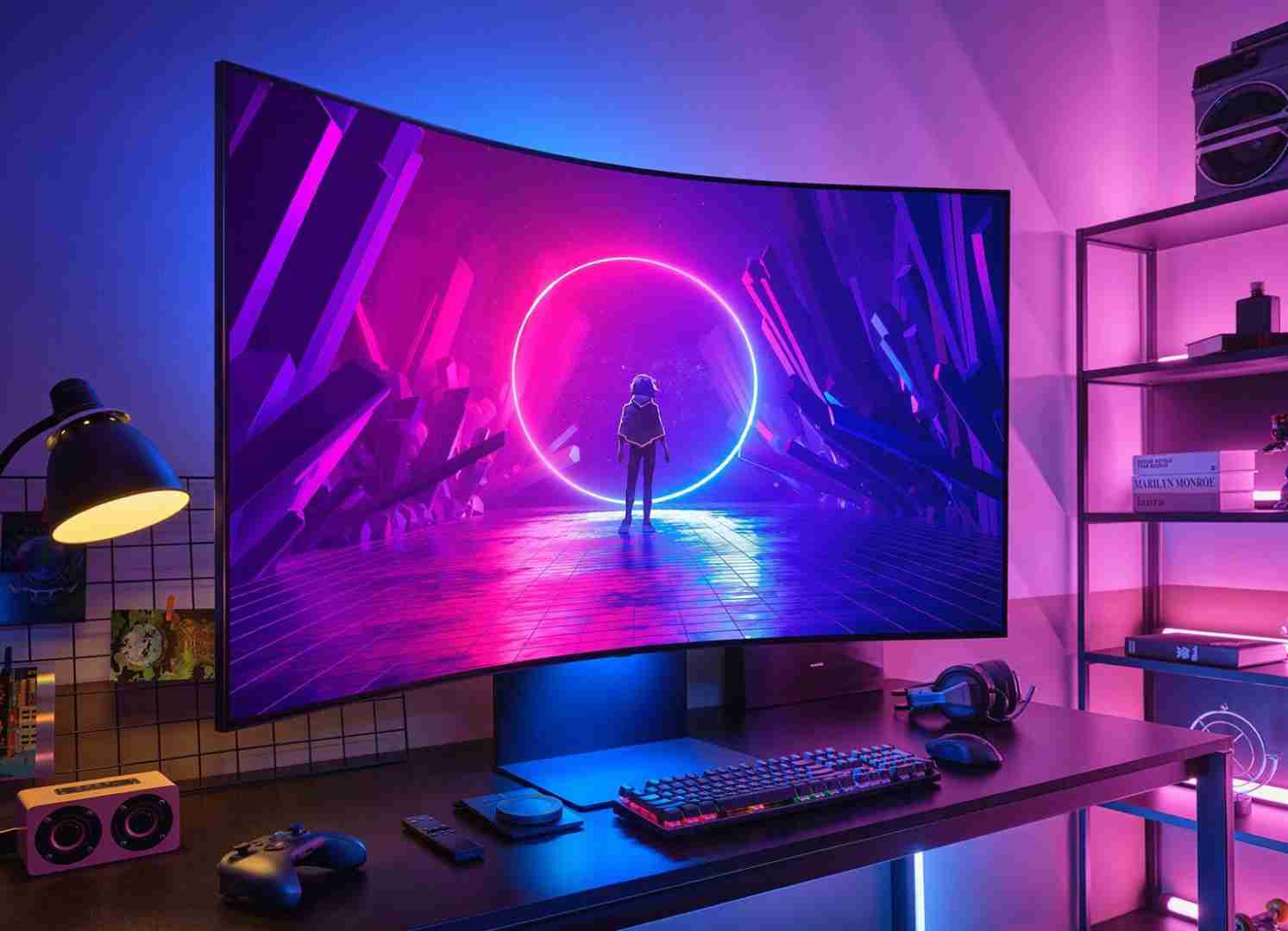 Deal | 55-inch Samsung Odyssey Ark (2nd Gen.) 4K UHD 165 Hz curved gaming monitor drops below ,800 once again