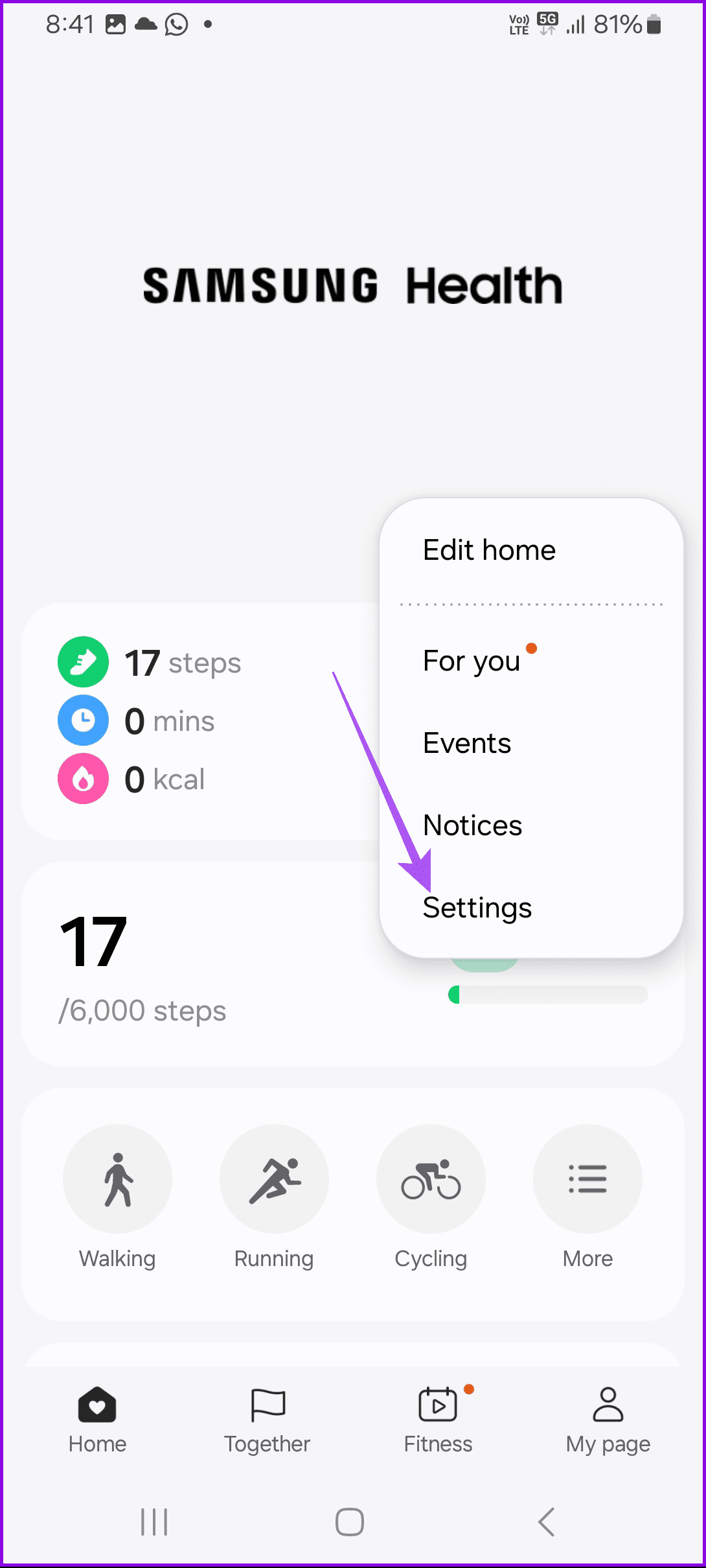 5 Fixes for Samsung Health App Not Tracking Steps