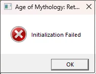 Fix Age of Mythology Retold Not Launching/Initialization Failed