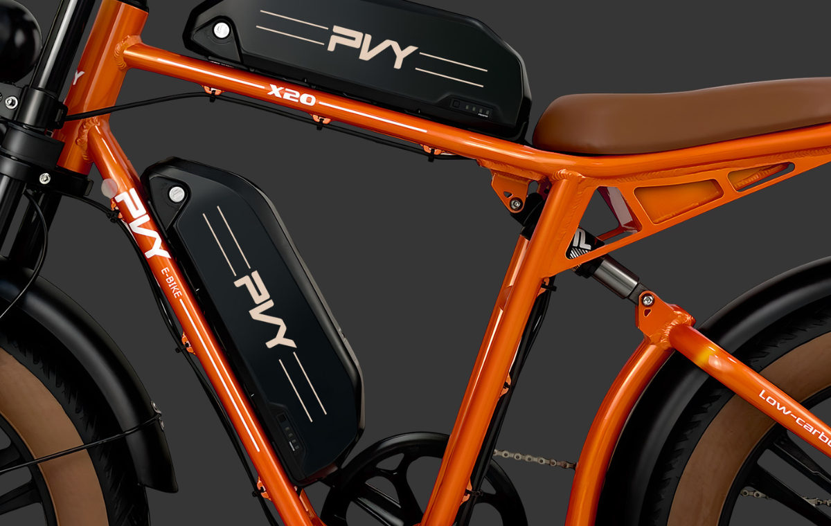 PVY X20: A new e-bike with ~124-mile top range thanks to dual battery design unveiled